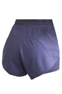 Fitness shorts women's anti-glare running loose quick-drying sports pants high waist fake two-piece yoga hot pants sports hot pants sports wide pants high waist sports pants SKSP030 detail view-15